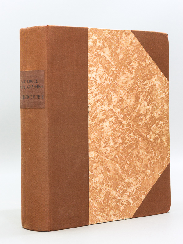 photo n°11 : Catalogue de la Précieuse Collection d'Autographes composant le Cabinet de M. Alfred Bovet (10 Séries en 3 Tomes - Complet) [ Edition originale ] Lettres autographes composant la collection de M. Alfred Bovet