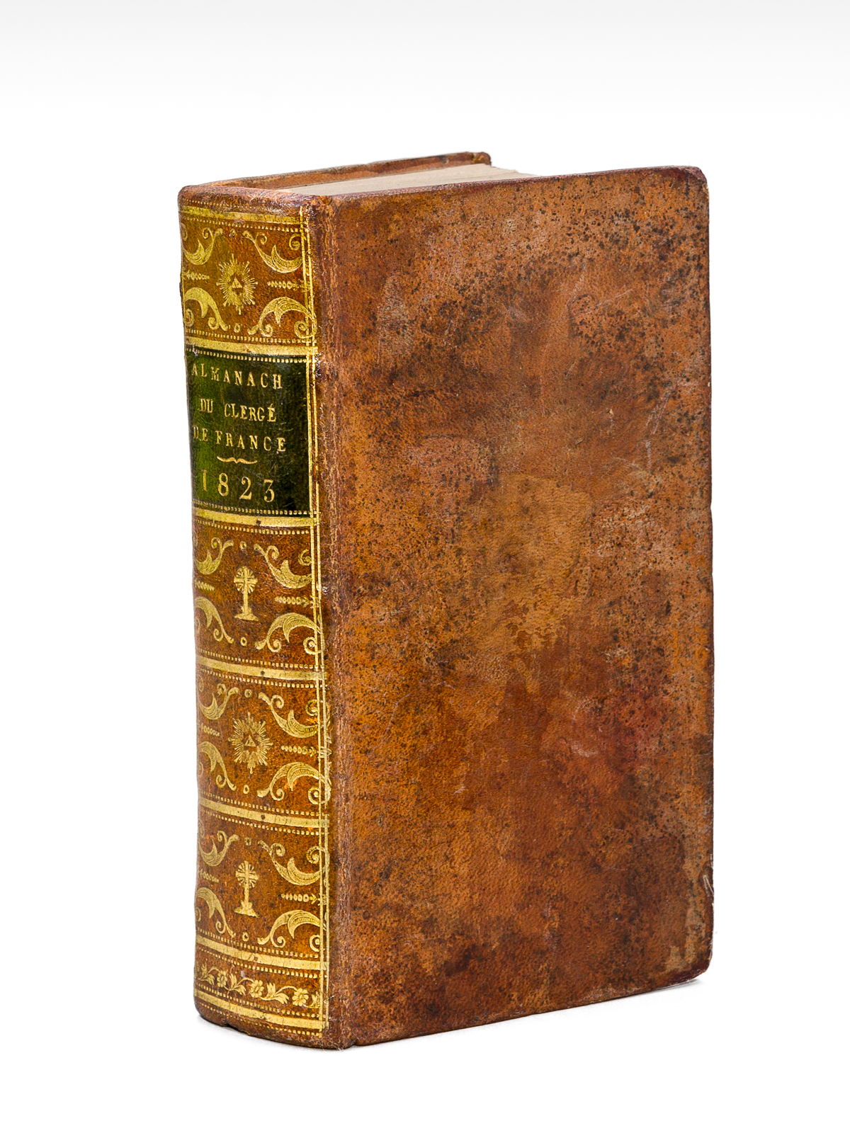 photo n°10 : Almanach du Clergé de France pour l'An M. DCCC. XXIII ( 1823 ) contenant l'Etat de l'Eglise de Rome; l'organisation de chaque Diocèse de France ; les noms des Archevêques et Evêques, des Vicaires Généraux, des Chano