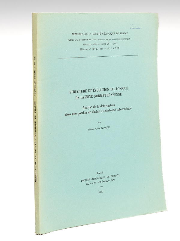 photo n°10 : Structure et Evolution tectonique de la zone Nord-Pyrénéenne. Analyse de la déformation dans une portion de chaîne à schistosité sub-verticale.