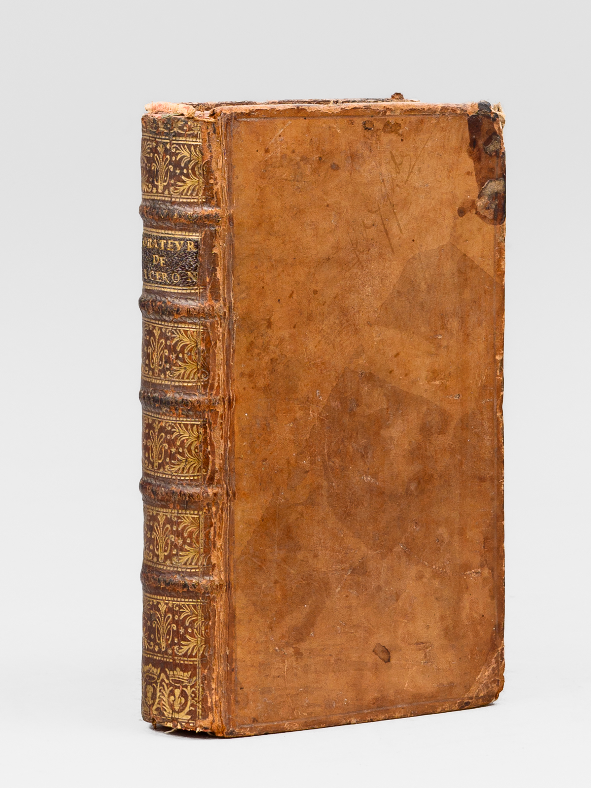 photo n&deg;13 : Traduction du Trait&eacute; de l'Orateur de Cic&eacute;ron, avec des Notes par M. l'Abb&eacute; Colin [ Exemplaire d&eacute;dicac&eacute; par l'Abb&eacute; Colin &agrave; Monsieur Andry ]