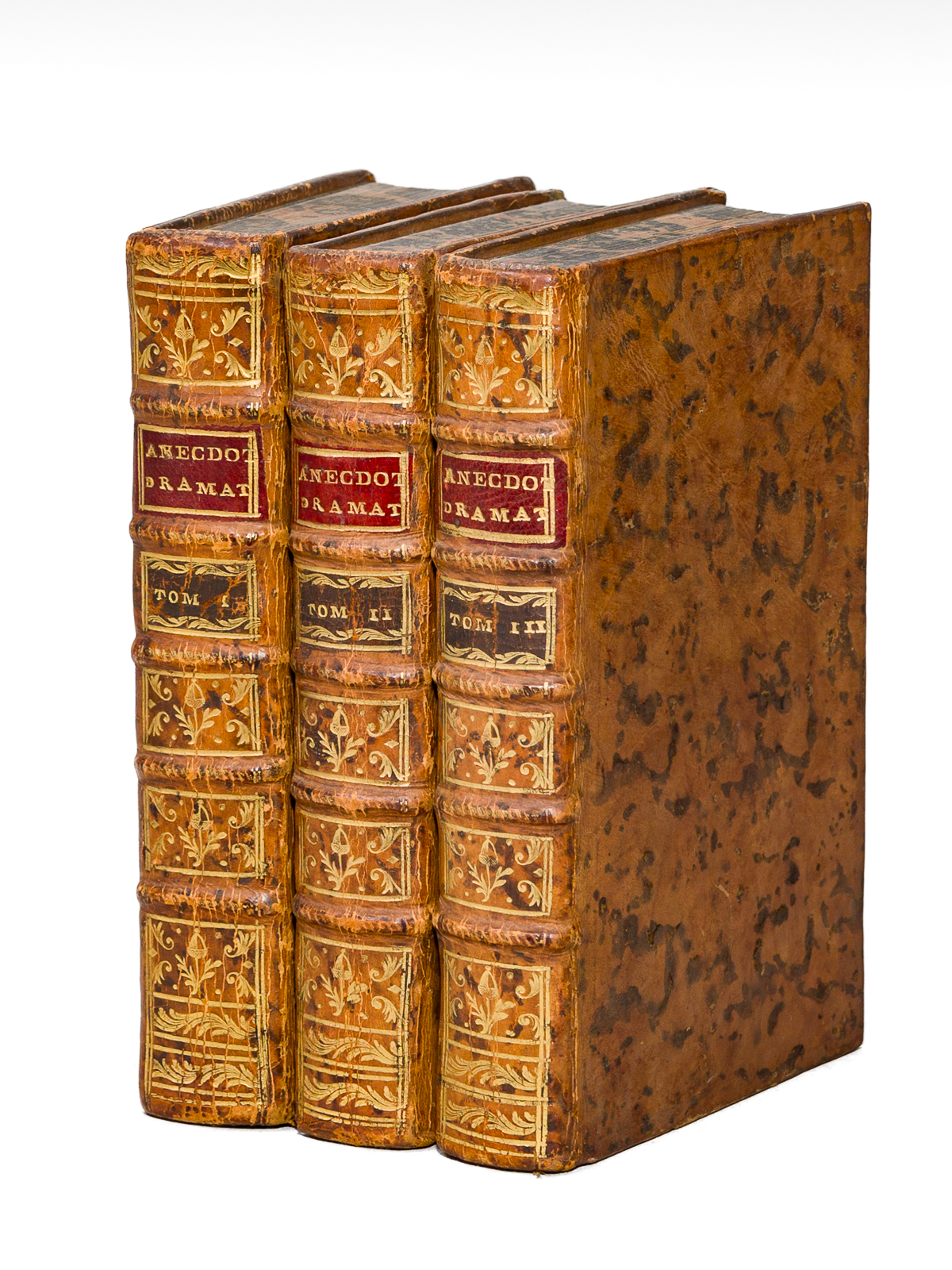 photo n°11 : Anecdotes dramatiques (3 Tomes - Complet) [ Edition originale ] Contenant, 1° Toutes les pièces de Théatre, Tragédies, Comédies, Pastorales, Drames, Opéra, Opéra-Comique, Parades, Proverbes, qui ont ét&