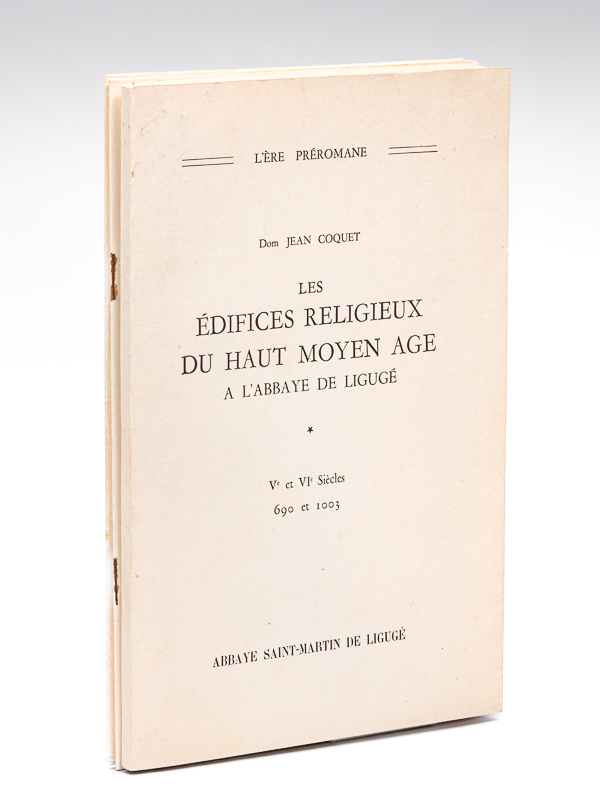 photo n°10 : Les édifices religieux du Haut Moyen Age à l'abbaye de Ligugé. Ve et Vie siècles 690 et 1003 [ Avec  : ] Les édifices religieux du Haut Moyen Age à l'abbaye de Ligugé. Planches. Extrait de la Revue Mabillon