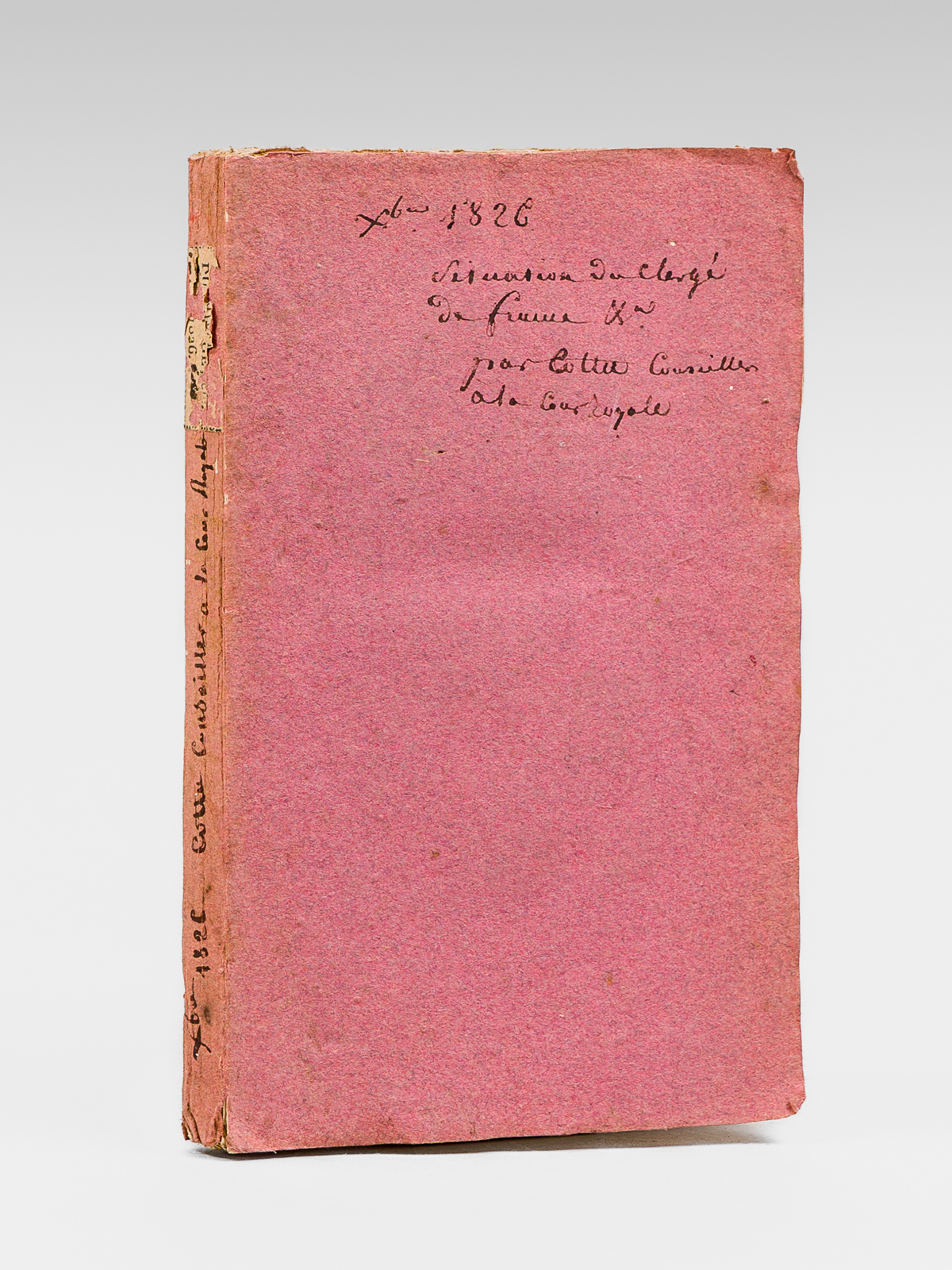 photo n°7 : De la situation du Clergé, de la Magistrature, et du Ministère, à l'ouverture de la session de 1827, et du moyen de consolider en France le gouvernement Constitutionnel [ Edition originale ]