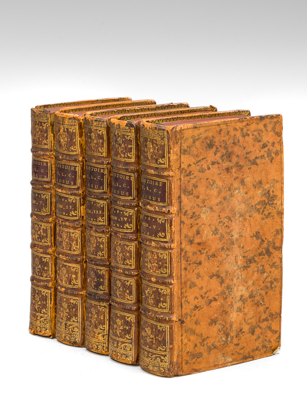 photo n°11 : Histoire Générale de la Naissance & des Progrès de la Compagnie de Jésus (5 Tomes - Complet) [ Edition originale ] Et analyse de ses Constitutions et Privilèges