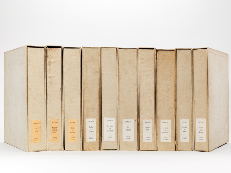 photo n°20 : Oeuvres complètes illustrées (10 Tomes - Complet). Tome 1 : Boubouroche ; Tome 2 : Les tribunaux ; Tome 3 : La vie de ménage ; Tome 4 : Contes et nouvelles Tome Premier ; Tome 5 : Contes et nouvelles Tome Second ; Tome 6 : Rimes et Sa