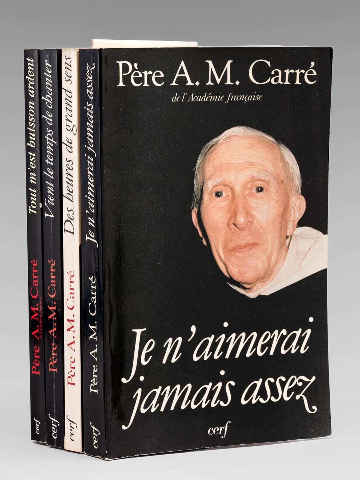 photo n&deg;12 : Je n'aimerai jamais assez, Journal 1970-1987 ; Des heures de grand sens, journal 1988-1990 ; Vient le temps de chanter, journal 1991-1993 ; Tout m'est buisson ardent, Journal 1994-1997 [ Lot de 4 livres sign&eacute;s par l'auteur - Envois &agrave; Maurice