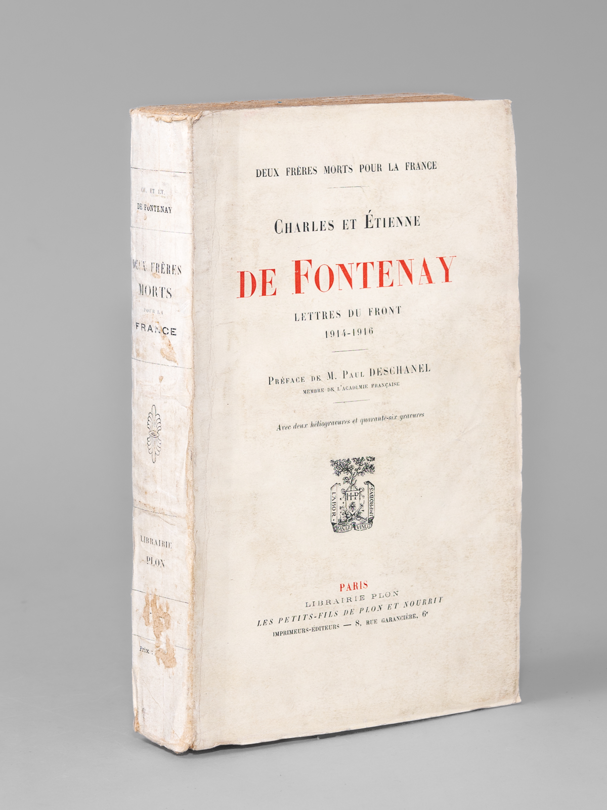 photo n°13 : Charles et Etienne de Fontenay. Lettres du Front 1914-1916. Deux frères morts pour la France.