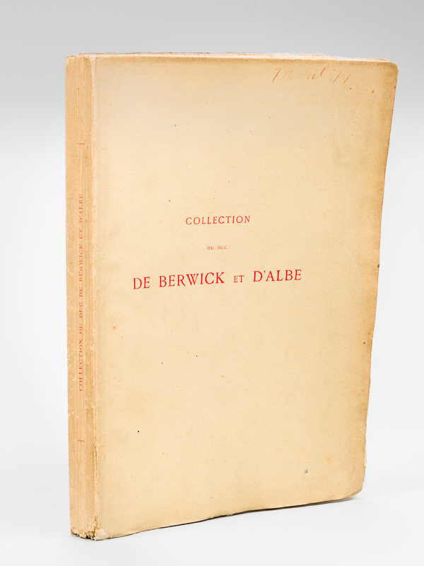 photo n°10 : Collection de S.A. le Duc de Berwick et d'Albe. Tableaux par Velazquez, Murillo, Rubens. 75 Tapisseries de premier ordre en partie tissées d'or et d'argent. 4000 gravures anciennes et modernes de différentes écoles. Expositions et Ven