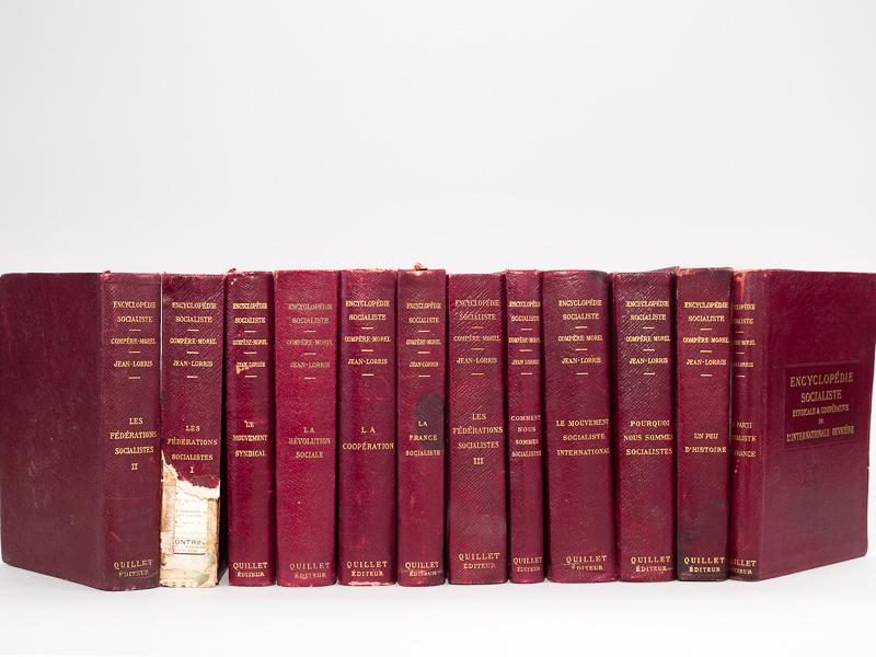 photo n°14 : Encyclopédie Socialiste, Syndicale et Coopérative de l'Internationale Ouvrière [ 12 tomes ] Le parti socialiste en France ; La révolution sociale ; Un peu d'histoire (Origines, doctrines et méthodes socialistes) ; La Fra