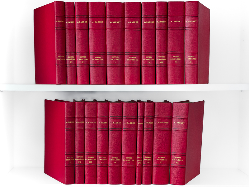 photo n°14 : Oeuvres complètes illustrées (20 Tomes - Complet) Tome 1 : Les Amoureuses 1858. Précédé de Retour sentimental vers Alphonse Daudet, par Henri Beraud ; Tome 2 : Le Petit chose, Histoire d'un Enfant 1868 ; Tome 3 : Lettres