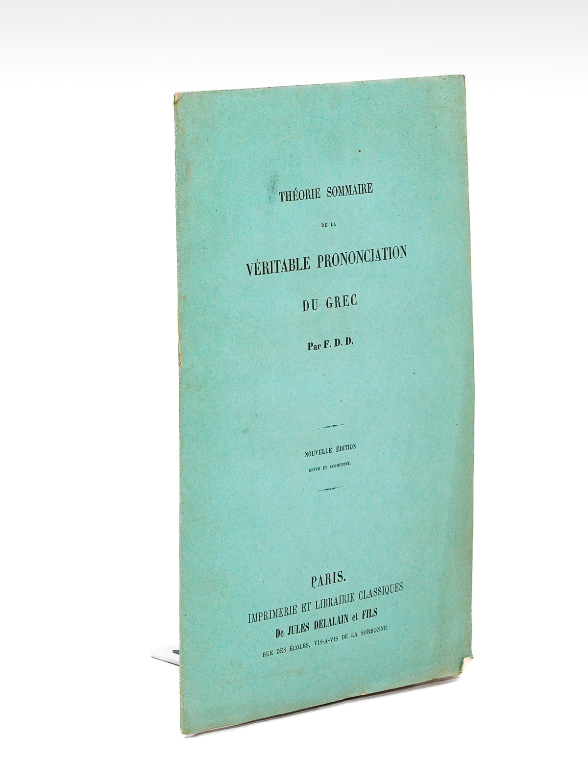 photo n°7 : Théorie sommaire de la véritable Prononciation du Grec