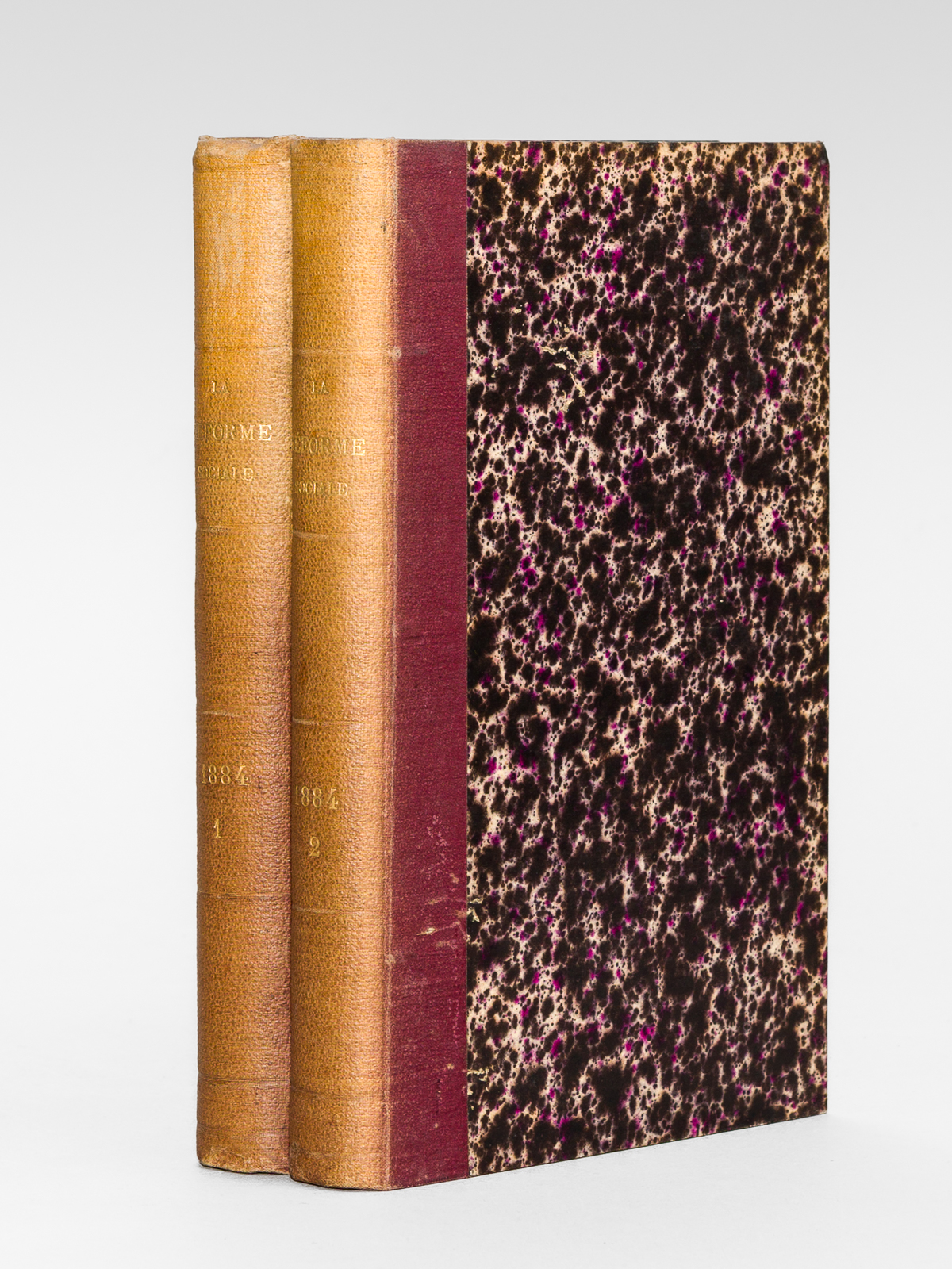 photo n°9 : La Réforme Sociale. Organe de l'Ecole de la Paix Sociale (Quatrième Année. Tomes VII et VIII - Année 1884 Complète). Revue fondée par P.-F. Le Play [ Contient notamment : ] Les légistes et leur influence su