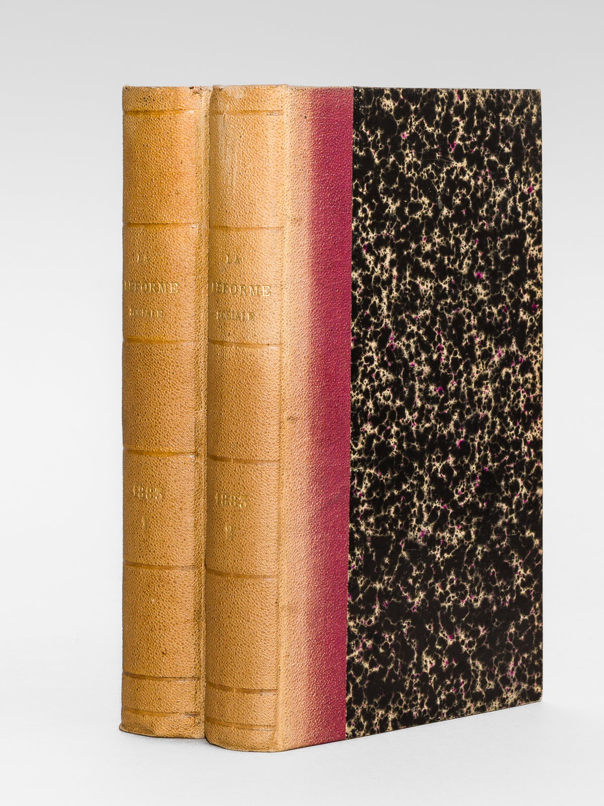photo n°11 : La Réforme Sociale. Organe de l'Ecole de la Paix Sociale (Troisième Année. Tomes V et VI - Année 1883 Complète). Revue fondée par P.-F. Le Play [ Contient notamment : ] La concurrence américaine et le domai