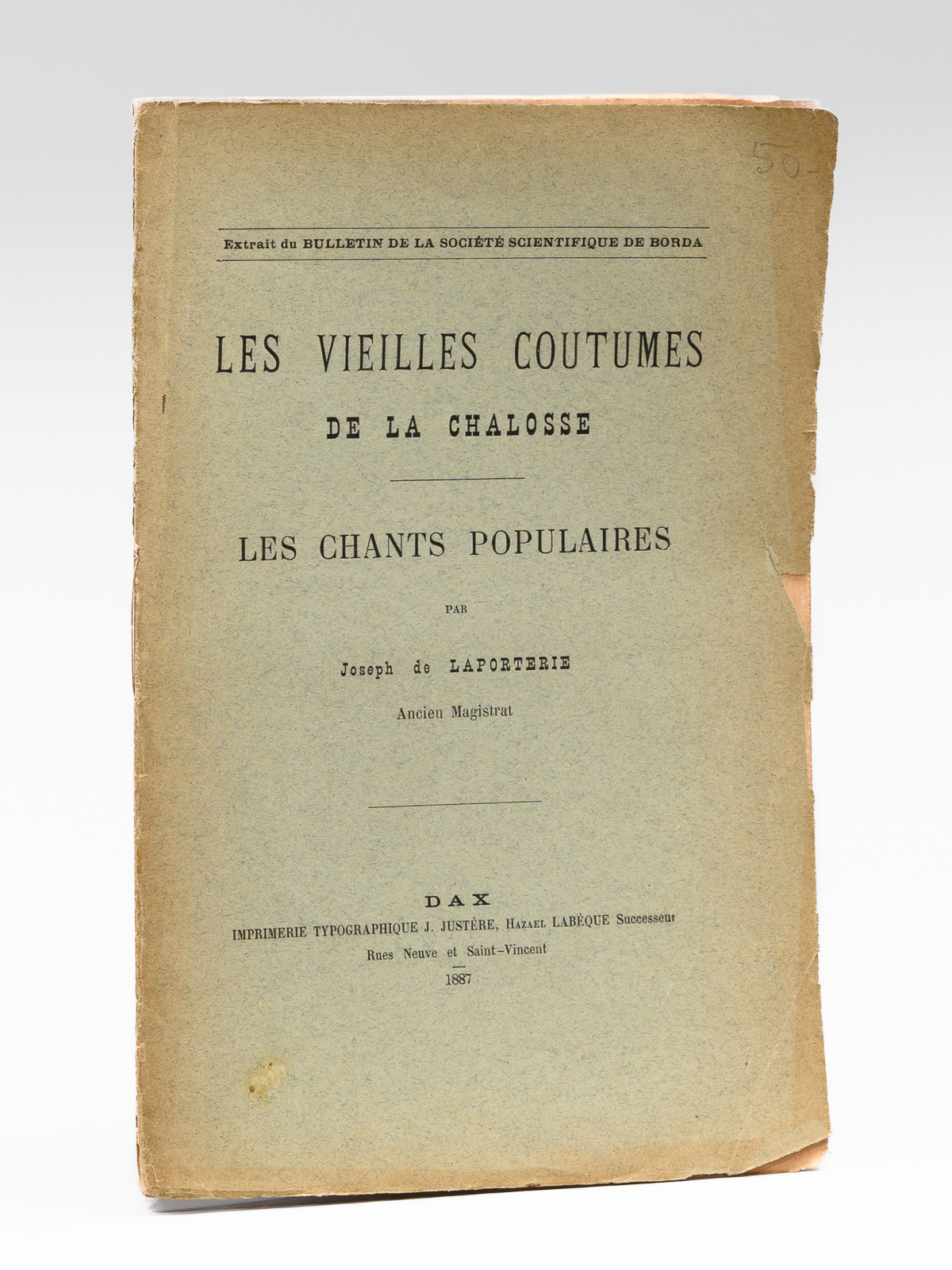 photo n&deg;7 : Les vieilles coutumes de la Chalosse. Les chants populaires. Les Chants des Moissonneurs (Lous Cants dous Seguedous)