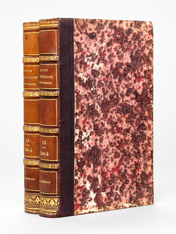 photo n°13 : Revue de Bretagne et de Vendée. Année 1864 (2 Tomes - Complet) [ Edition originale ] Huitième Année Deuxième Série. Tome V : Premier Semestre ; Tome VI : Second Semestre [ Contient notamment : ] Caractère n