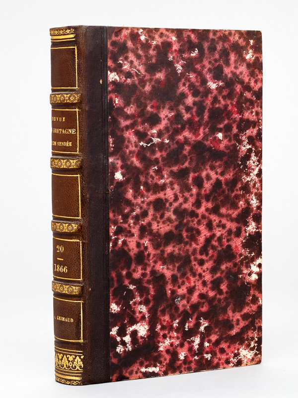 photo n°11 : Revue de Bretagne et de Vendée. Année 1866. Dixième Année. Deuxième Série. Deuxième semestre (Tome X, Tome XX de la Collection) [ Avec  ] Table générale Méthodique de Janvier 1857 &agra