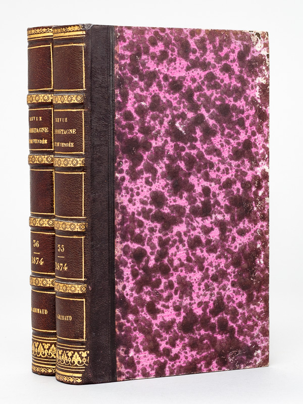 photo n°10 : Revue de Bretagne et de Vendée. Année 1874 (2 Tomes, Tomes 35 et 36 - Complet) [ Edition originale ] Dix-Huitième Année Quatrième Série. Tomes V et VI (Tomes XXXV et XXXVI de la Collection) [ Contient notamment :