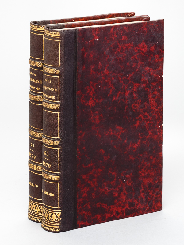 photo n°11 : Revue de Bretagne et de Vendée. Année 1879 (2 Tomes, Tomes 45 et 46 - Complet) [ Edition originale ] Vingt-Troisième Année Cinquième Série. Tomes V et VI (Tomes XLV et XLVI de la Collection) [ Contient notamment :