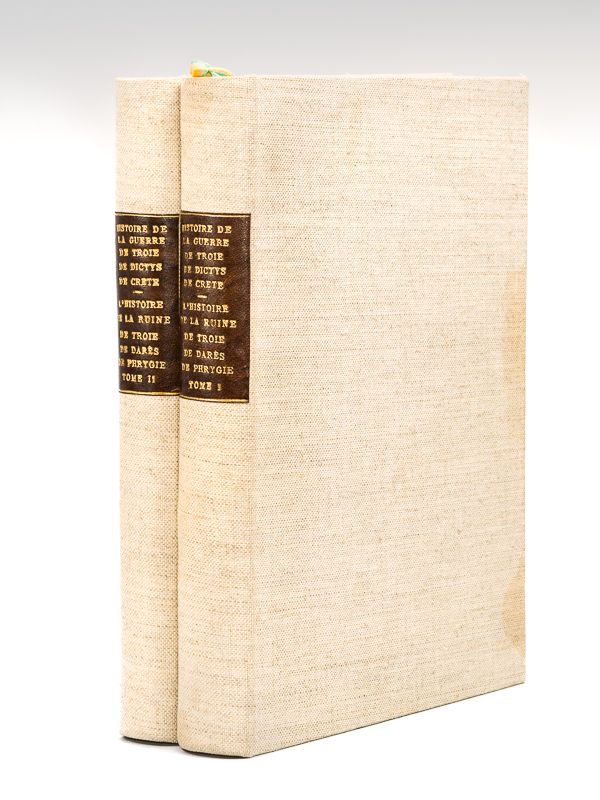 photo n°13 : Histoire de la Guerre de Troie attribuée à Dictys de Crète (2 Tomes - Complet) Suivi de l'Histoire de la ruine de Troie, attribuée à Darès de Phrygie [ Fac-similé ]