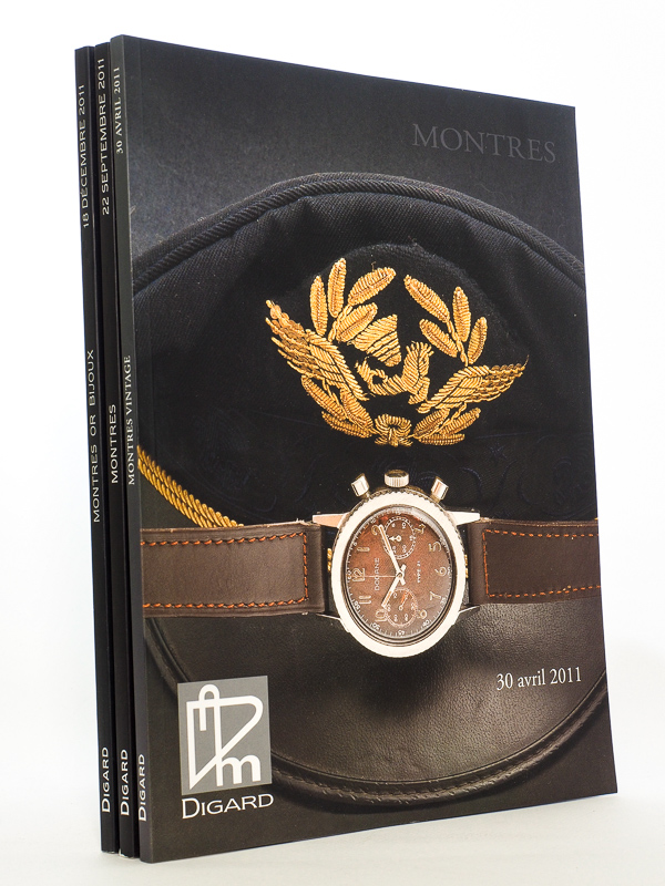 photo n°11 : [ Lot des 3 catalogues de montres de l'année 2011, Maison Digard, Drouot Paris ] Montres Vintage, Hôtel Drouot Samedi 30 avril 2011 ; Montres collection & antiques et Bijoux, Jeudi 22 septembre 2011 ; Montres Vintage, Or - bijoux, 18 dé
