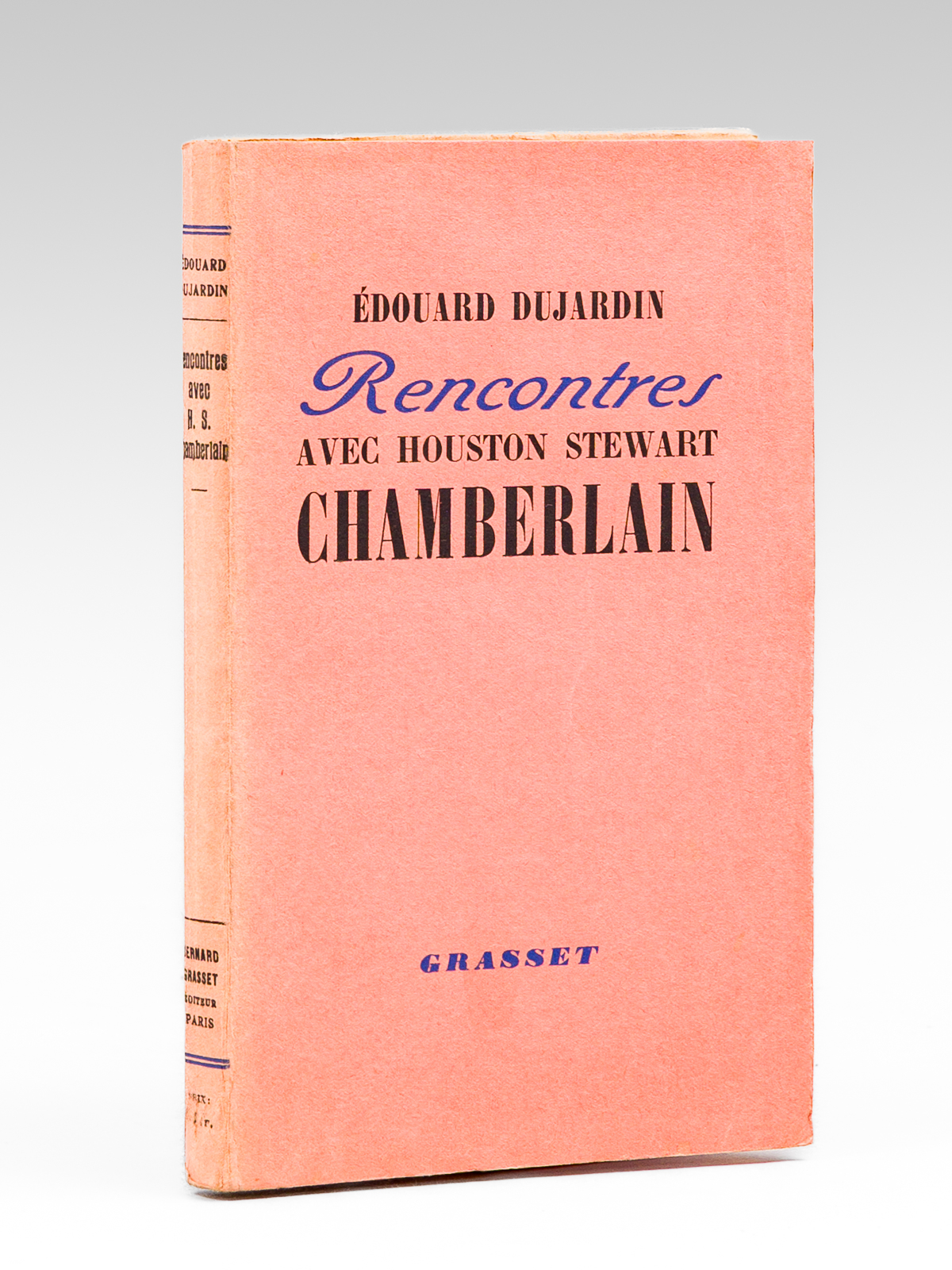 photo n°7 : Rencontres avec Houston Stewart Chamberlain. Souvenirs et Correspondance [ Edition originale ]