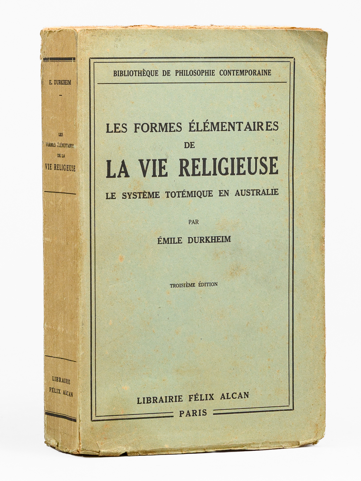 photo n&deg;11 : Les formes &eacute;l&eacute;mentaires de la vie religieuse. Le syst&egrave;me tot&eacute;mique en Australie