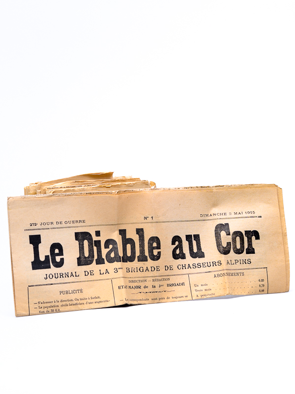 photo n°11 : Le Diable au Cor. Journal de la 3me Brigade de Chasseurs Alpins [ N° 1 du 2 mai 1915 - 3 - 4 - 5 - 6 - 11 - 12 - 13 - 14 - 15 - 16 - 17 - 18 - 19 - 20 - 21 - 22 - 27 du 14 Juin 1916 ]