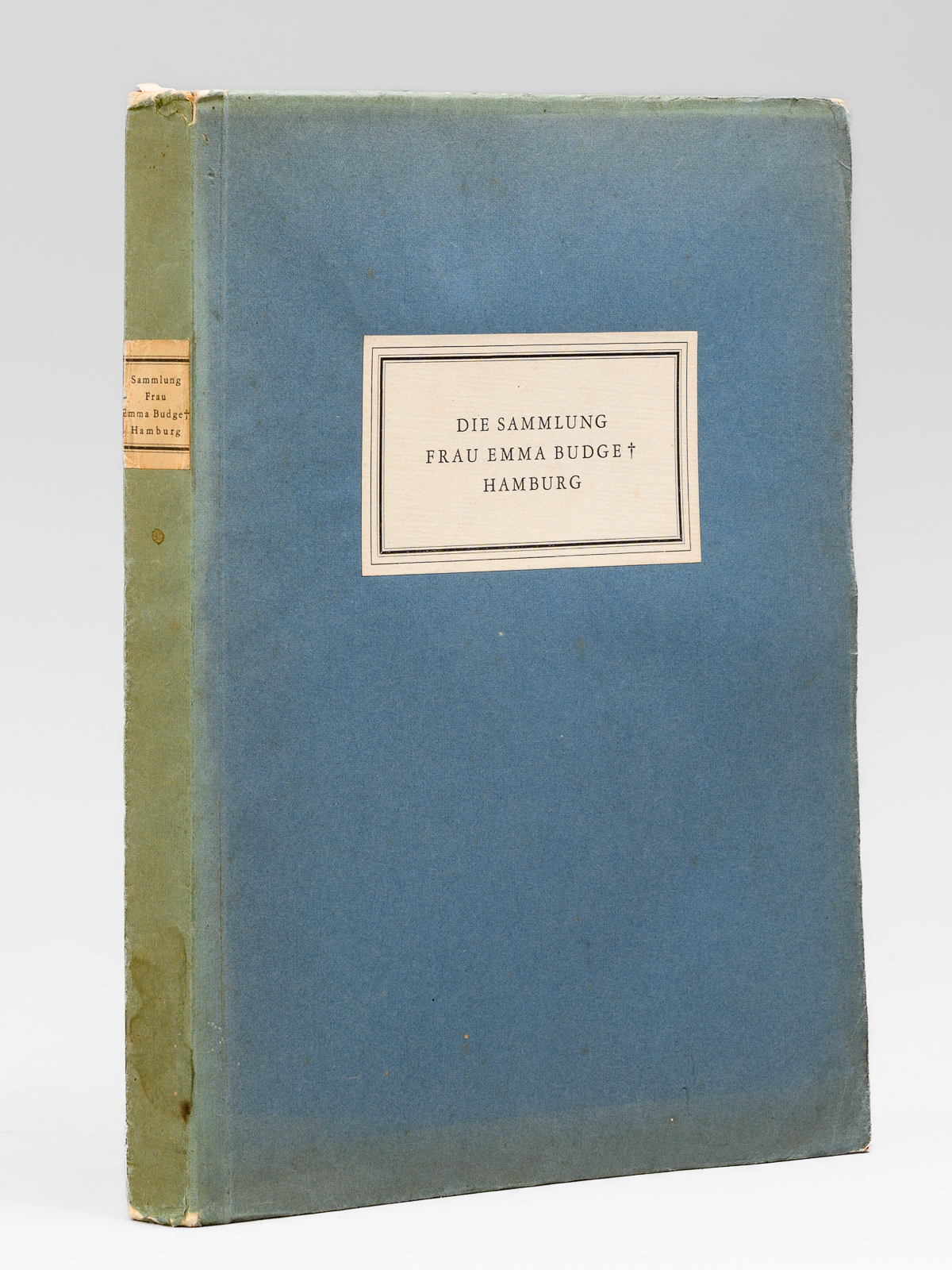 photo n&deg;9 : Die Sammlung Frau Emma Budge Hamburg, Versteigerung am 27., 28. und 29. September 1937 [ copy with hammer prices ]