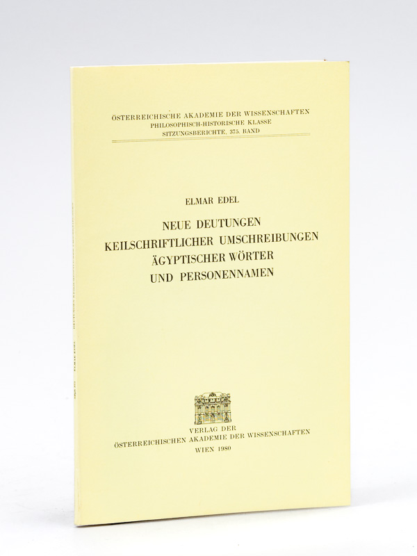 photo n°9 : Neu Deutungen keilschriftlicher Umschreibungen ägyptischer Wörter und Personennnamen