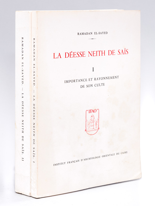 photo n°10 : La déesse Neith de Saïs (2 Tomes - Complet) Tome I : Importance et rayonnement de son culte ; Tome II : Documentation.