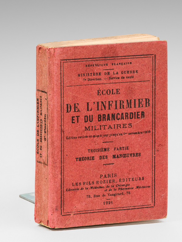 photo n°10 : Ecole de l'Infirmier et du Brancardier militaires. Troisième partie : Théorie des Manoeuvres