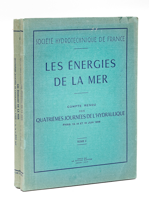 photo n°10 : Les Energies de la Mer. Compte-Rendu des Quatrièmes Journées de l'Hydraulique Paris 13, 14 et 15 juin 1956 (2 Tomes - Complet) Société Hydrotechnique de France