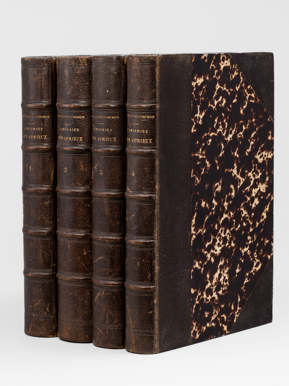 photo n&deg;12 : Causeries d'un curieux. Vari&eacute;t&eacute;s d'histoire et d'art tir&eacute;es d'un cabinet d'autographes et de dessins (4 Tomes - Complet)