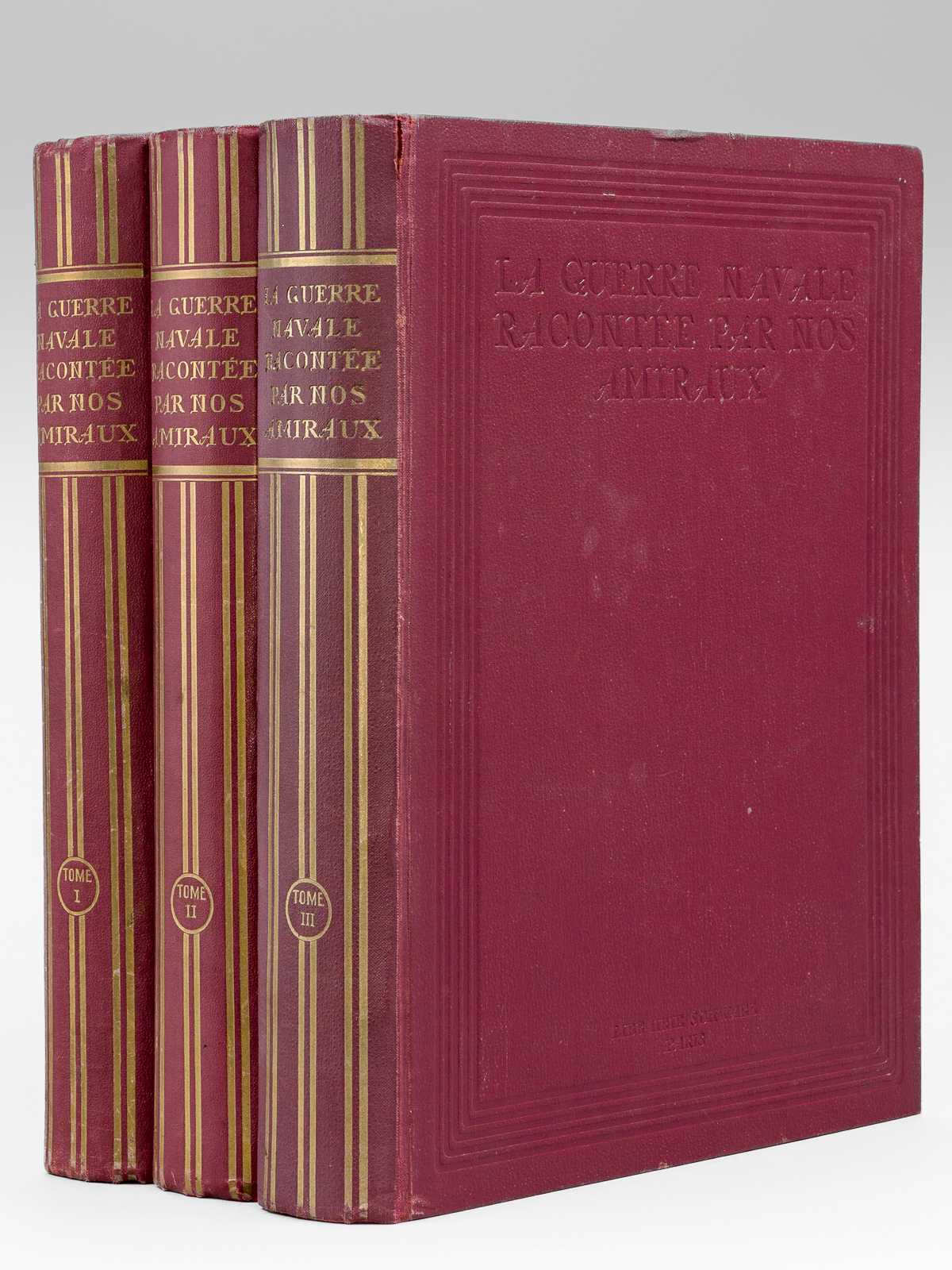 photo n°14 : La Guerre Navale racontée par nos Amiraux (3 Tomes) Tome I : Les prodromes de la guerre. L'aventure du 'Goeben' et du 'Breslau' (du 2 août au 10 août 1914). Les opérations maritimes dans l'Océan, la Mer du Nord et les oc&e