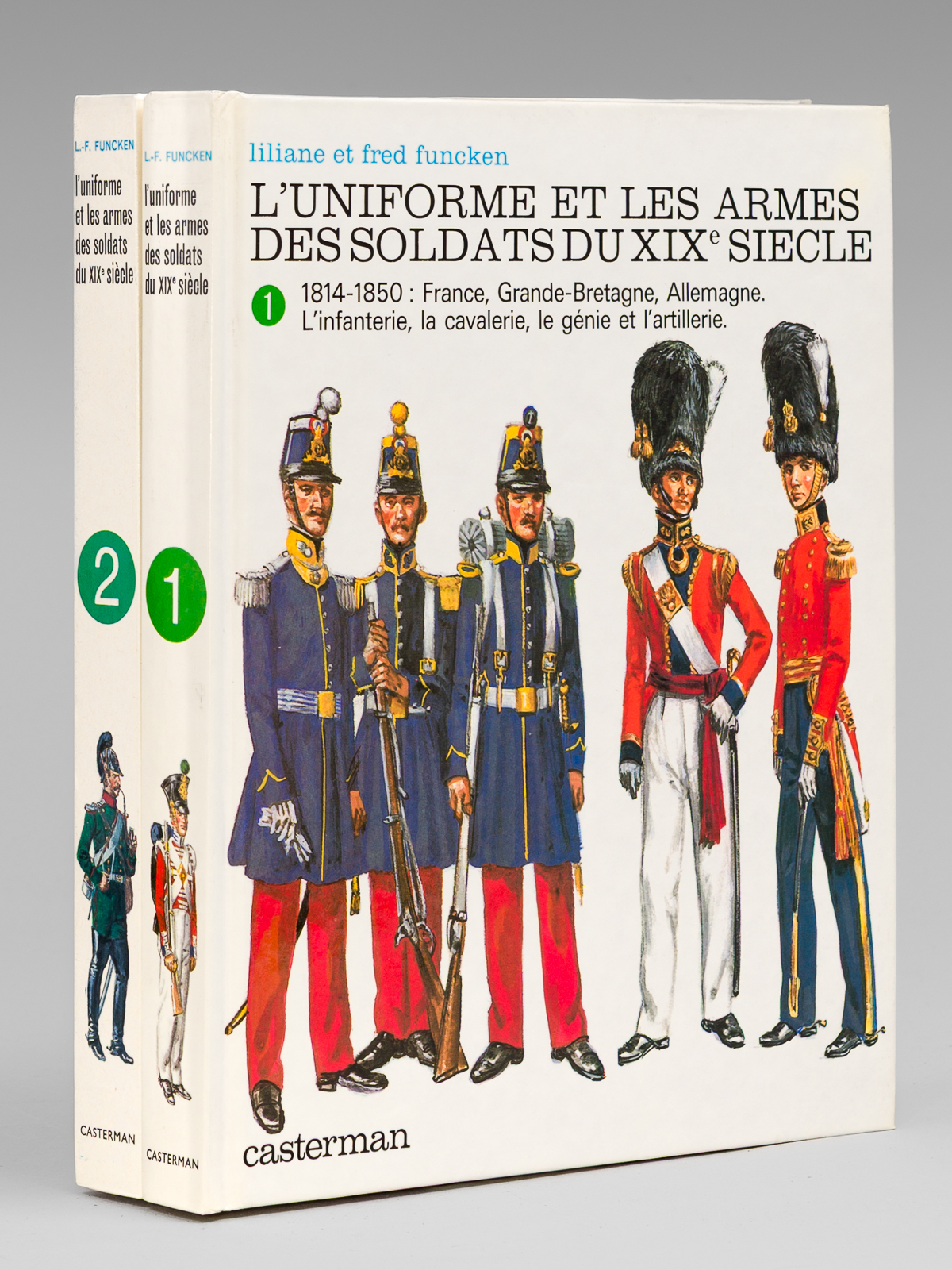 photo n°12 : L'Uniforme et les Armes des Soldats du XIXe siècle (2 Tomes - Complet) Tome I : 1814-1850 : France, Grande-Bretagne, Allemagne. L'infanterie, la cavalerie, le génie et l'artillerie ; 1850-1900 : France, Grande-Bretagne, Allemagne.  L'infante