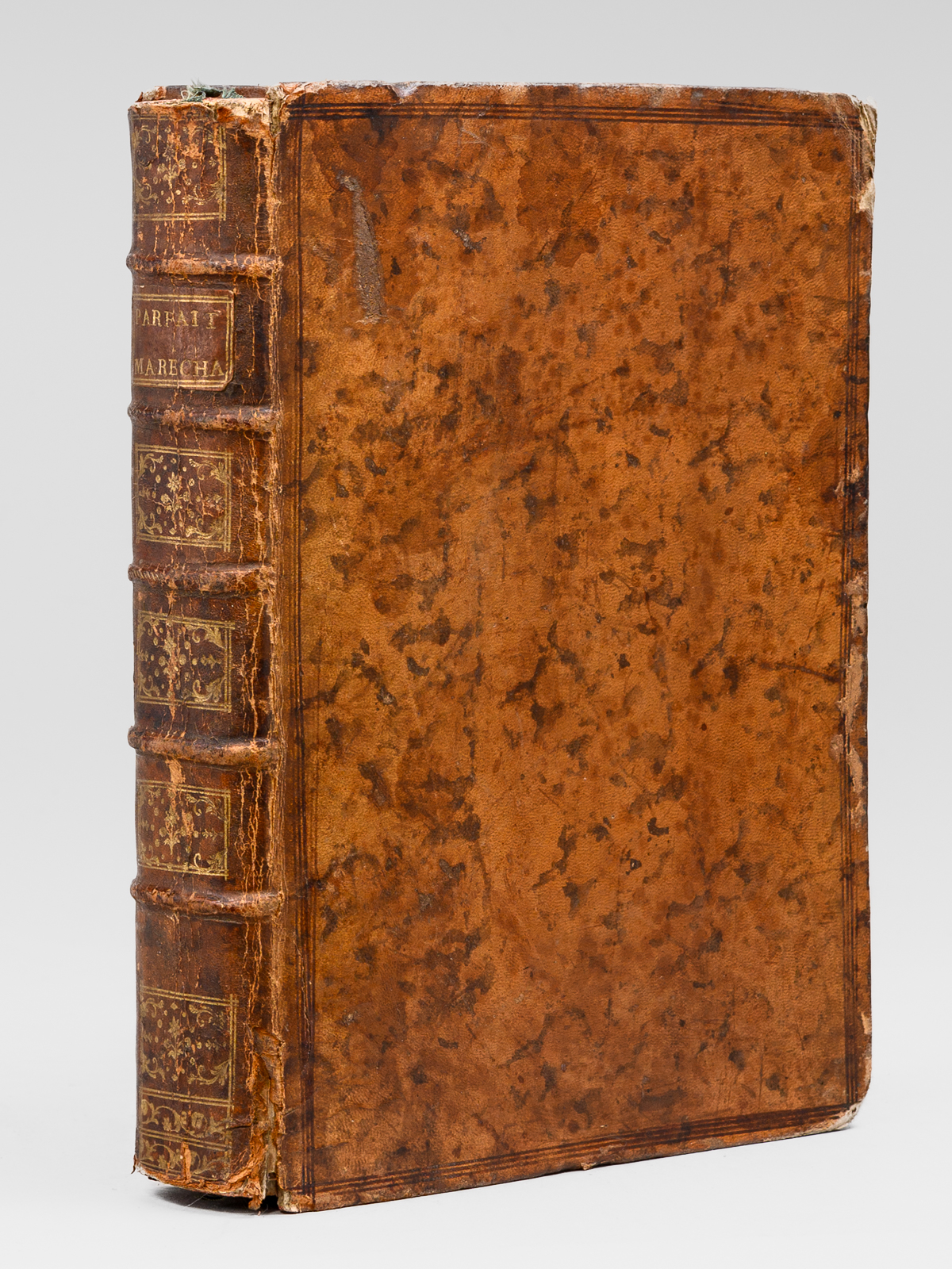 photo n&deg;17 : Le Nouveau Parfait Mar&eacute;chal, ou la Connoissance G&eacute;n&eacute;rale et Universelle du Cheval, divis&eacute; en sept Trait&eacute;s 1&deg; De sa Construction. 2&deg; Du Haras. 3&deg; De l'Ecuyer et du Harnois. 4&deg; Du M&eacute;decin, ou Trait&e