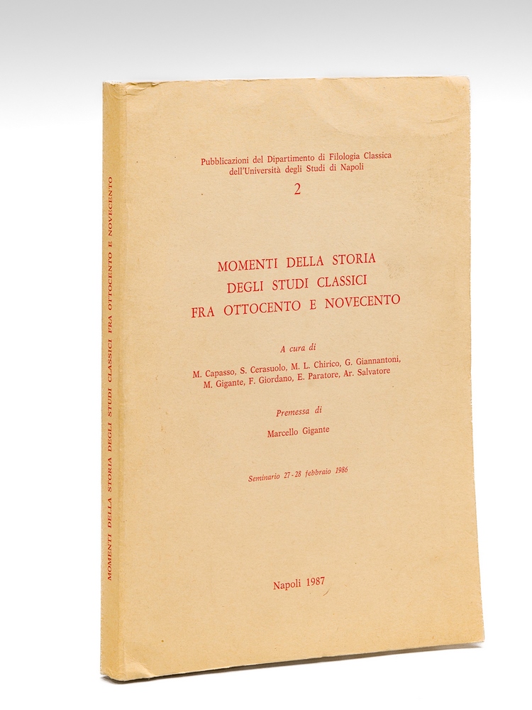 photo n°7 : Momenti della storia degli studi classici fra Ottocento e Novecento