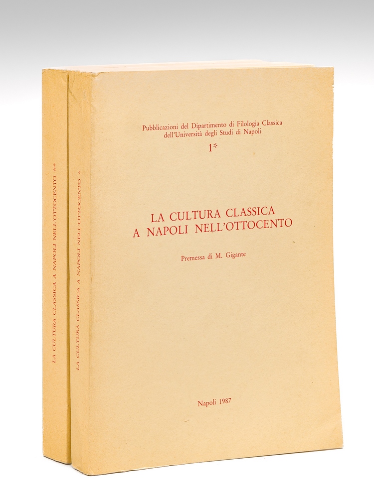 photo n°7 : La cultura classica a Napoli nell'Ottocento (2 Volumi - Complet)