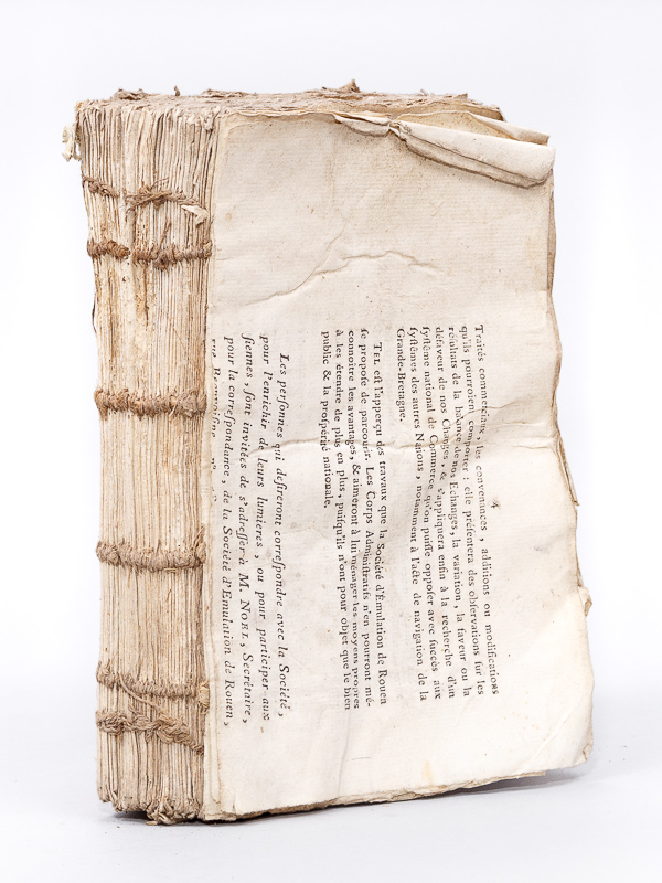 photo n°12 : Journal du Commerce de Rouen, et des Cinq Départements Substitués à la Province de Normandie. N° 52 du 30 mars 1792, puis n° 2, 3, 4, du 4 au 9 avril 1792 [ Suivi de : ]  Journal du Commerce, de Politique et de Littérat