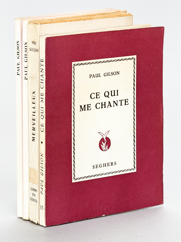 photo n°19 : [ Lot de 4 ouvrages dont 3 dédicacés par Paul Gilson ] Merveilleux [ Avec : ] Enigmarelle  [ Livre dédicacé par l'auteur ] [Avec : ] Boy [ Livre dédicacé par l'auteur ] [ Avec : ]  Ce qui me Chante [ Livre d&eacut