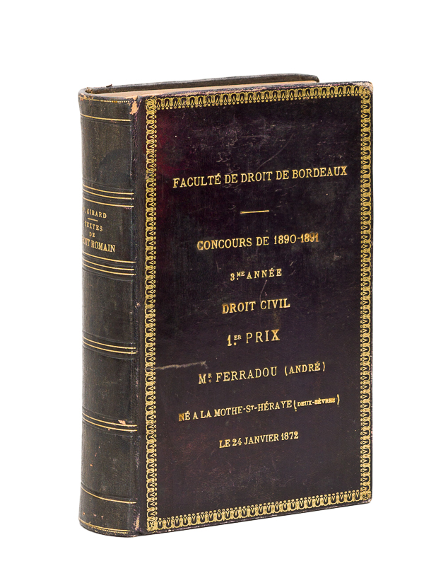photo n°10 : Textes de Droit Romain