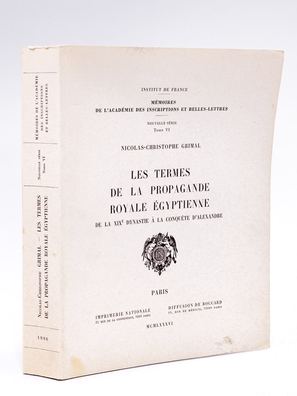 photo n°11 : Les Termes de la Propagande Royale Egyptienne de la XIXe dynastie à la Conquête d'Alexandrie