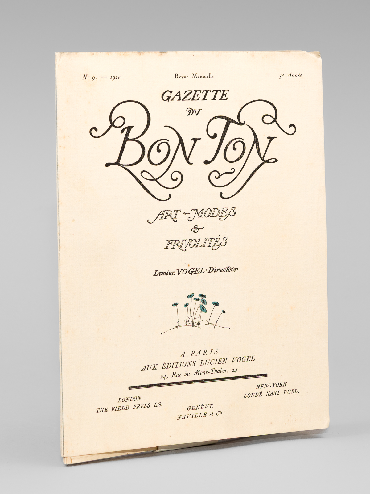 photo n°11 : Gazette du Bon Ton. Art - Modes & Frivolités. Année 1920 - 3e Année - Numéro 9 - Revue Mensuelle [ Avec 1 planche en couleurs sur 8 et 4 Croquis sur 4  ]
