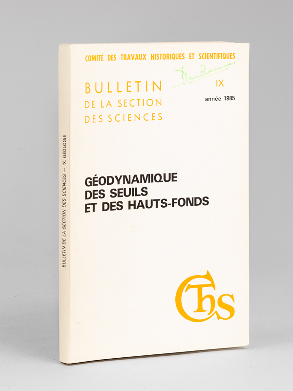 photo n°7 : Géodynamique des Seuils et des Hauts-Fonds. Bulletin de la Section des Sciences. Année 1985 Tome IX : Géologie