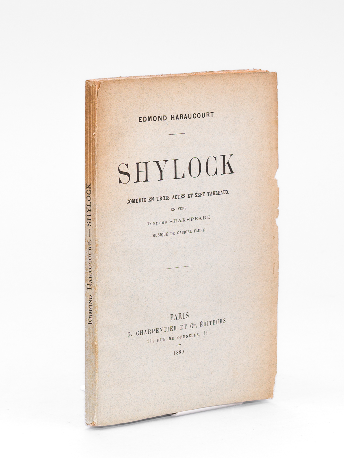 photo n°7 : Shylock - Comédie en trois actes et sept tableaux en vers d'après Shakespeare. Musique de Gabriel Fauré. Représentée pour la première fois, à Paris, sur le Théâtre National de l'Odéon, l