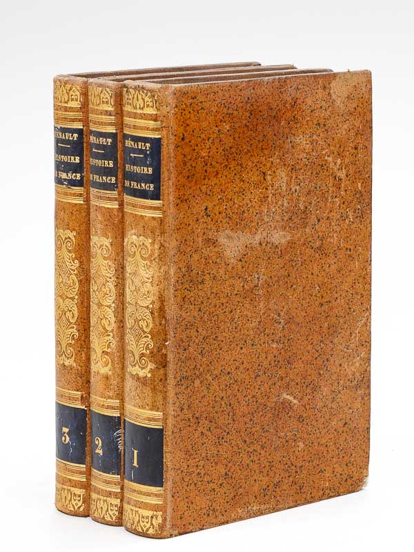 photo n°13 : Abrégé Chronologique de l'Histoire de France, par le Président Hénault, de l'Académie Française ; depuis Clovis jusqu'à la mort de Louis XVI (3 Tomes)