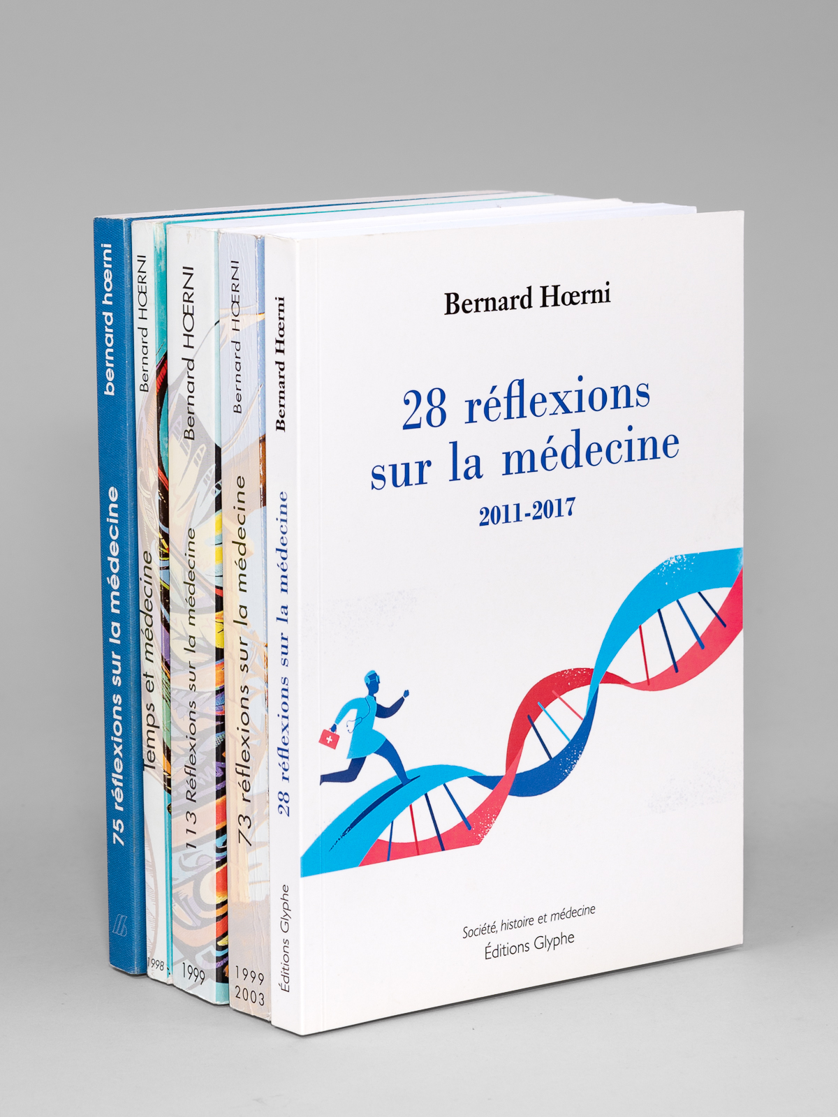 photo n°10 : [ Lots de 5 livres dédicacés ] 75 réflexions sur la médecine 1989-1992 ; Temps et médecine, 50 réflexions (1998) ; 113 Réflexions sur la médecine (1999) ; 73 réflexions sur la médecine