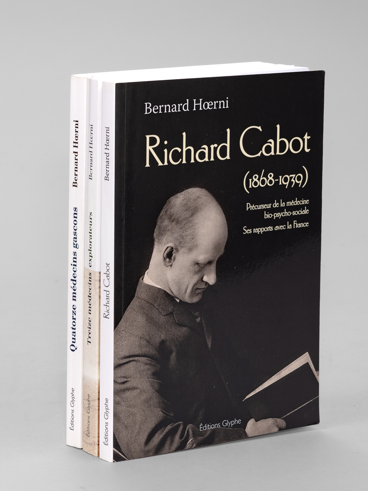 photo n°9 : [ Lot de 3 biographies médicales, toutes dédicacées ] Quatorze médecins gascons et la médecine des XVIIe - XXe siècles ; Treize médecins explorateurs ; Richard Cabot (1868-1939), précuseurs de la m&e