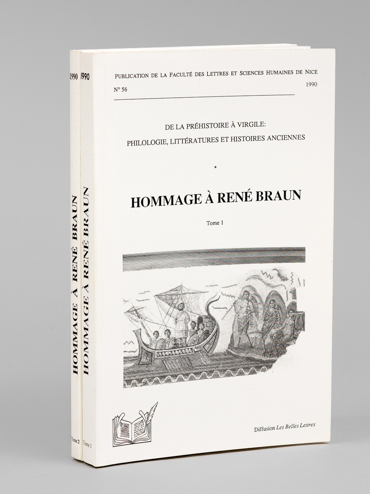 photo n°8 : Hommage à René Braun (2 Tomes - Complet) Tome I : De la Préhistoire à Virgile : Philologie, littératures et histoires anciennes ; Tome 2 : Autour de Tertullien