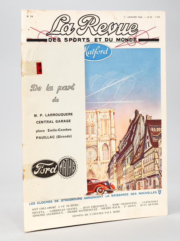 photo n°12 : La Revue des Sports et du Monde Matford. 1er Janvier 1936